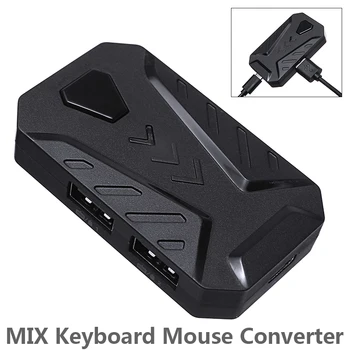 

Pohiks 1pc Black Portable Keyboard and Mouse Converter bluetooth 4.0 Universal Gaming Accessories For iOS/Android