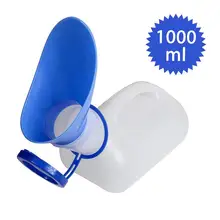 Tragbare Kunststoff Mobile Urinal Wc Hilfe Flasche Outdoor Camping Auto Urin Flasche Für Frauen Männer Reise Reise Kit QE