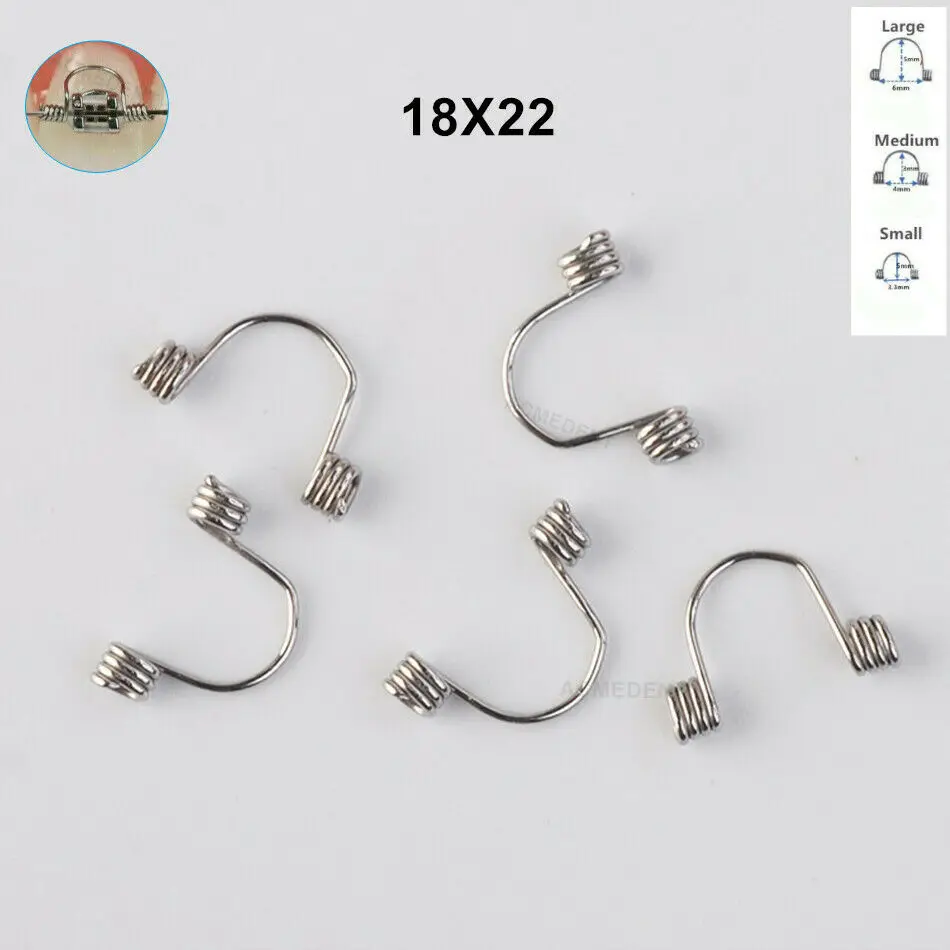 20piece Dental Torque Springs 18x22 Torquing Spring Gts Stop Relapse
