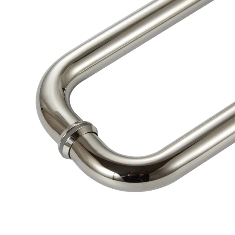 1 пара полировки из нержавеющей стали круглая дверная ручка для душа высокого