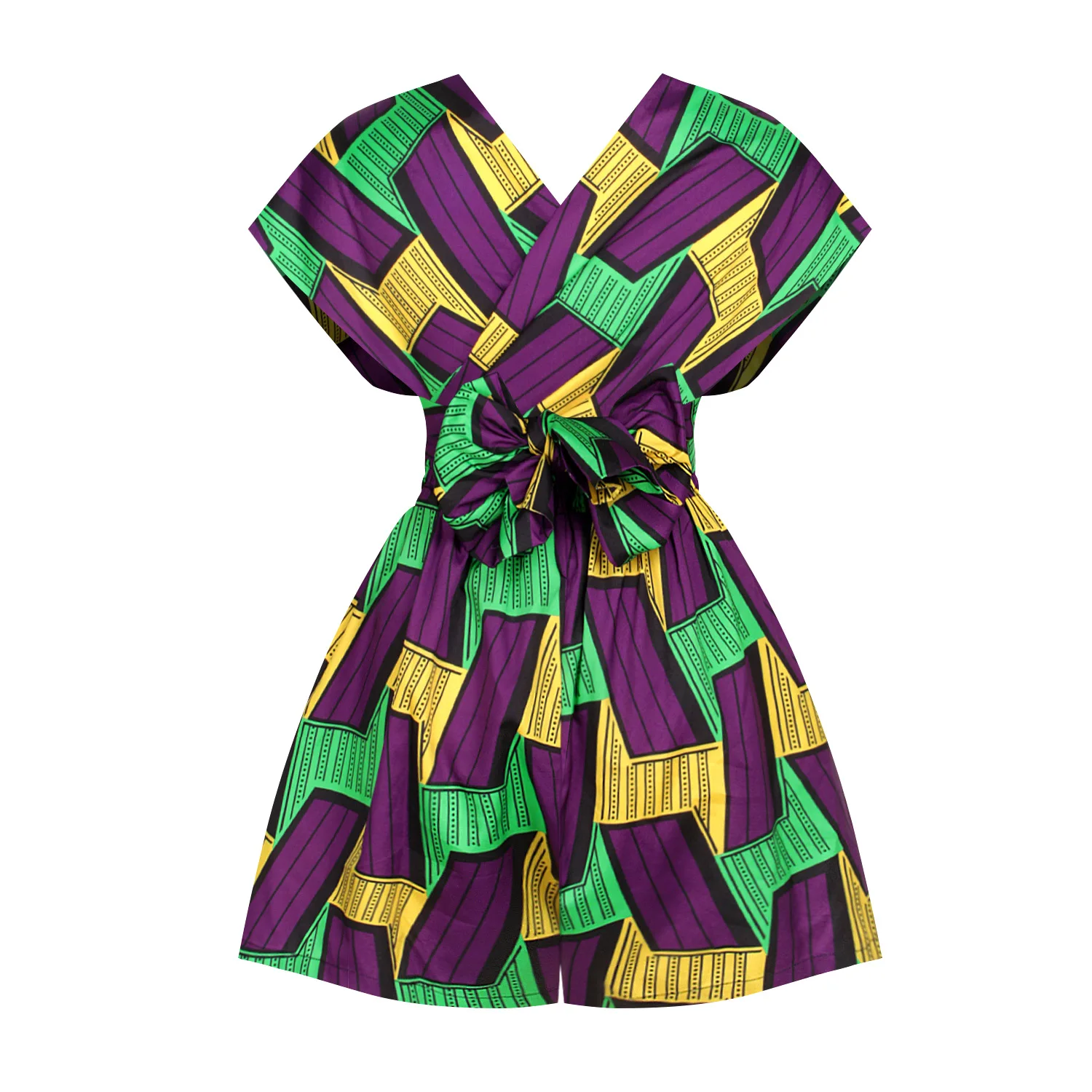 Combinaisons africaines pour femmes motif wax 73