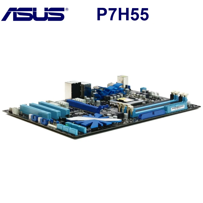 LGA 1156 Asus P7H55 настольная материнская плата H55 Socket LGA 1156 i3 ...