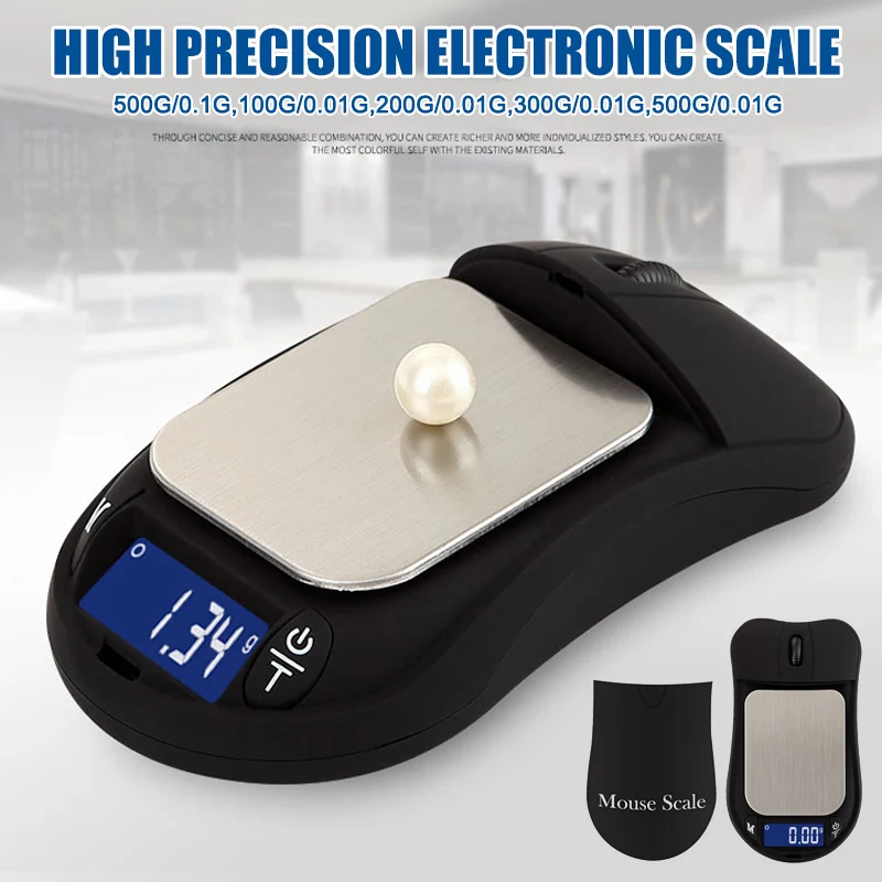 

Mini Scale Portable Digital Jewelry Weight Calculator LED Display VJ-Drop