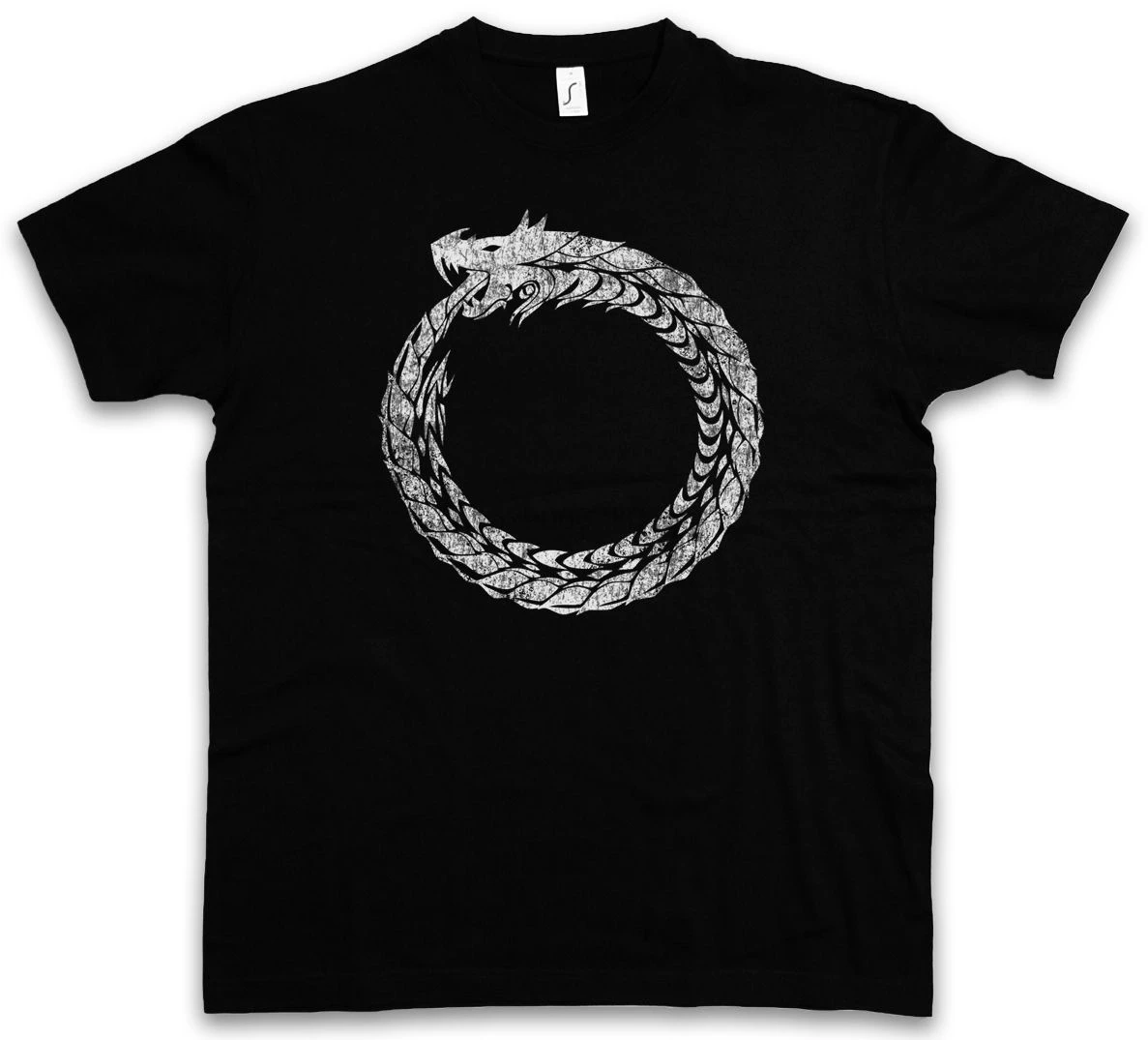 Ouroboros футболка Uroboros древние мифы мифологическая змея | Мужская одежда