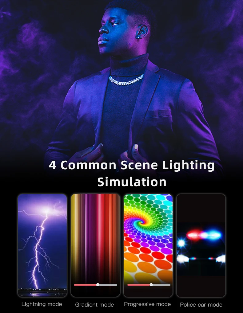 de vídeo vara 4 cena efeitos iluminação