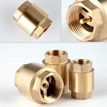 Brass Female Male Thread In Line Spring Vertical Check Valve Pump Pipe Fittings