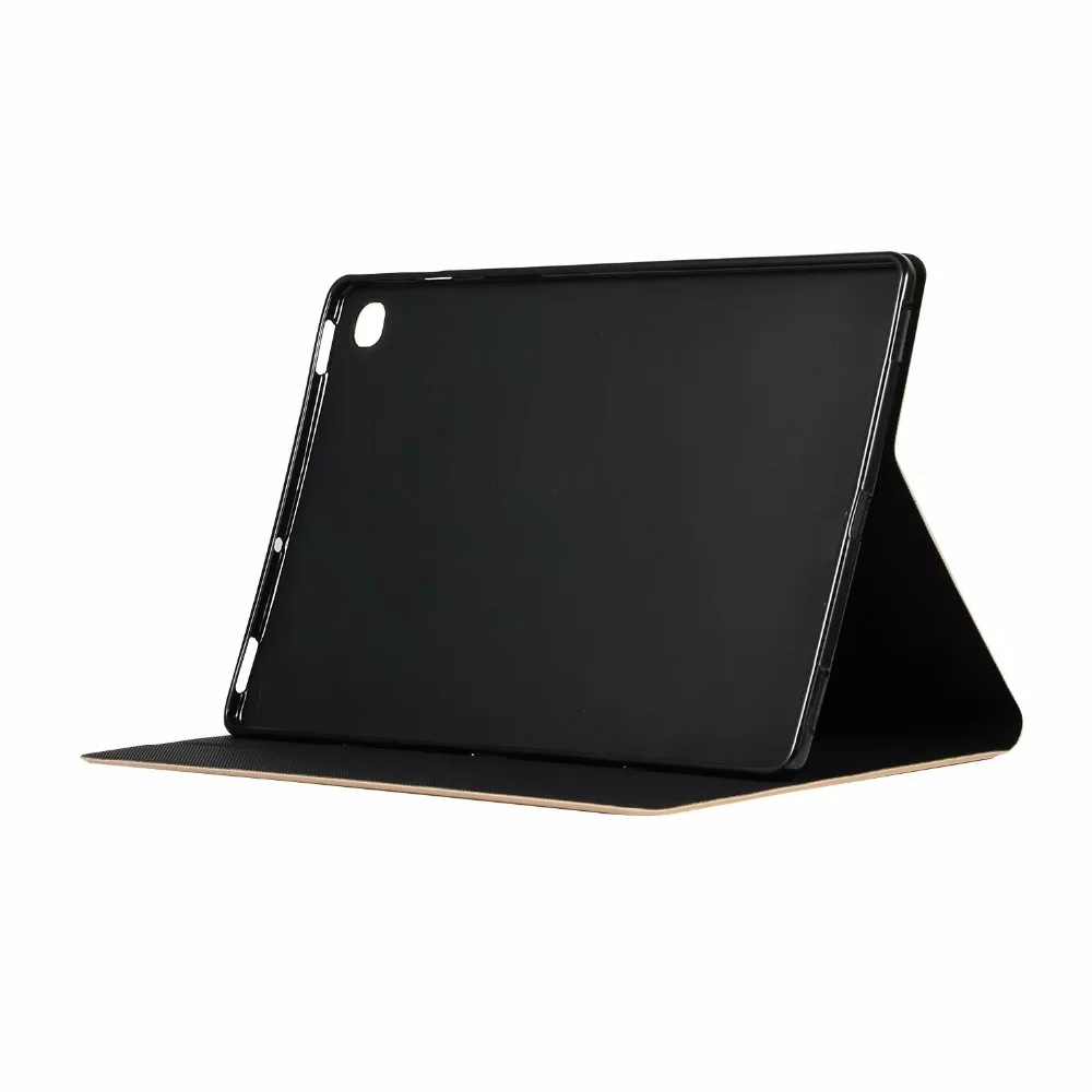 Модный чехол из тонкой кожи для Samsung Galaxy Tab S5e T720 T725 SM-T720 SM-T725 10,5 дюймов Смарт раза мягкая подставка чехол Funda+ подставка для ручек