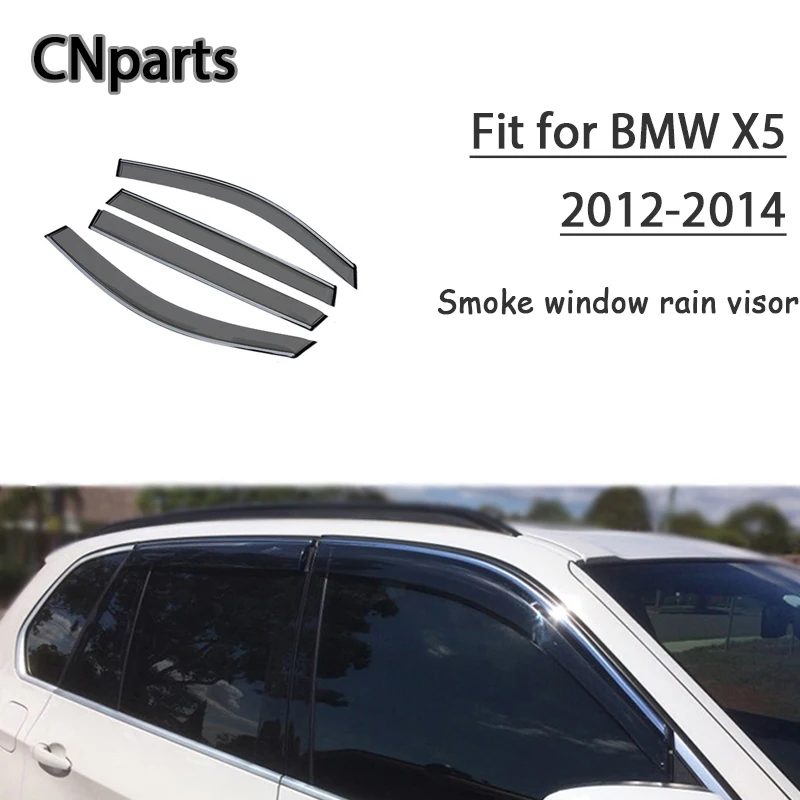 Автозапчасти 4 шт. ABS для BMW X5 2012 2013 2014 Автомобильный Стайлинг дым Окно Солнце Дождь