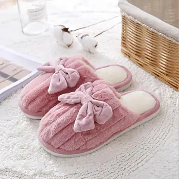 

Cute Non-slip Winter Women Slippers Home Female Comfort Floor Women Shoes Cotton Ladies Indoor Slippers Plush Slipper