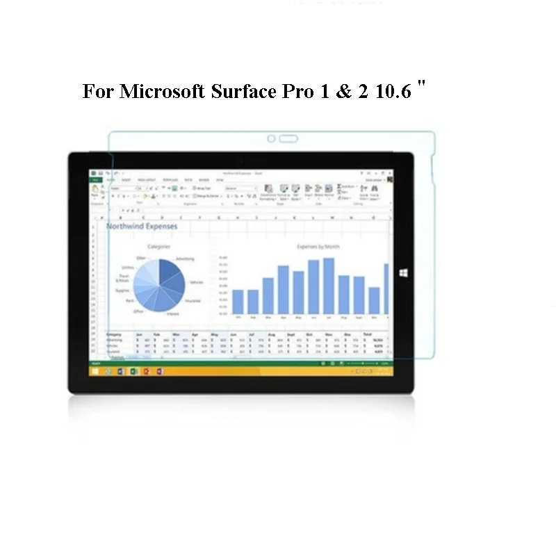 Премиум Закаленное стекло Защитная пленка для экрана для microsoft Surface Pro 1/2/3/4/5/6/7/X/RT 12," 10,8" 10,6" - Цвет: Surface Pro 1 2