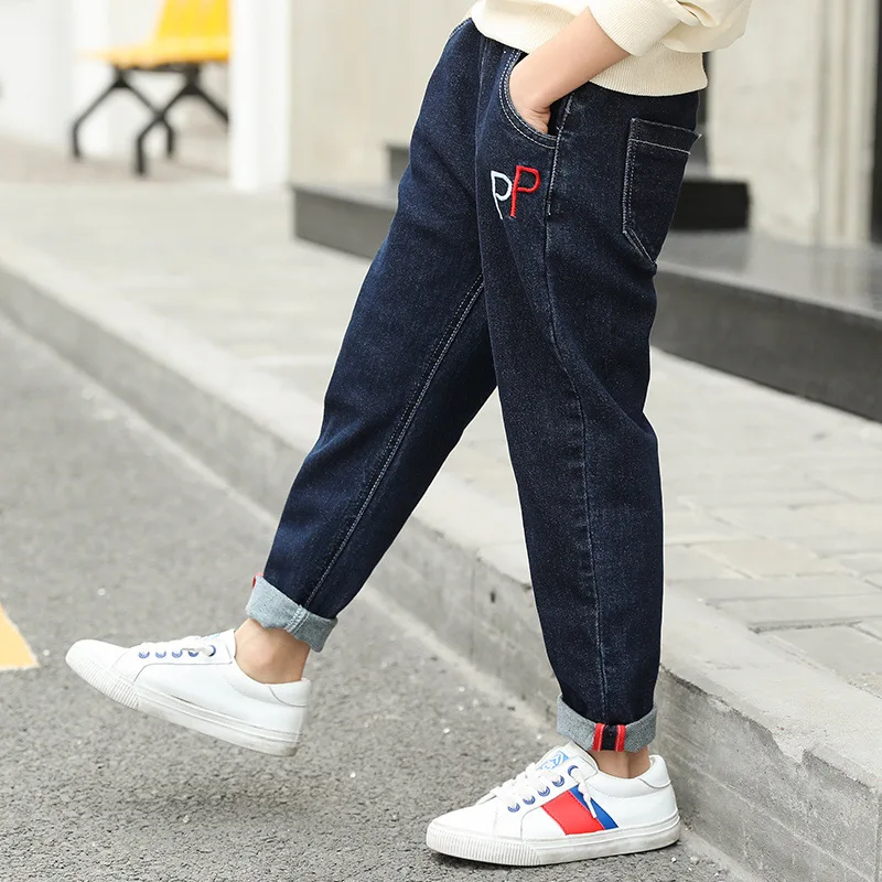 ZYT ранний Ян ребенок лето новые продукты Big Virgin мальчик Slim Fit универсальные джинсы