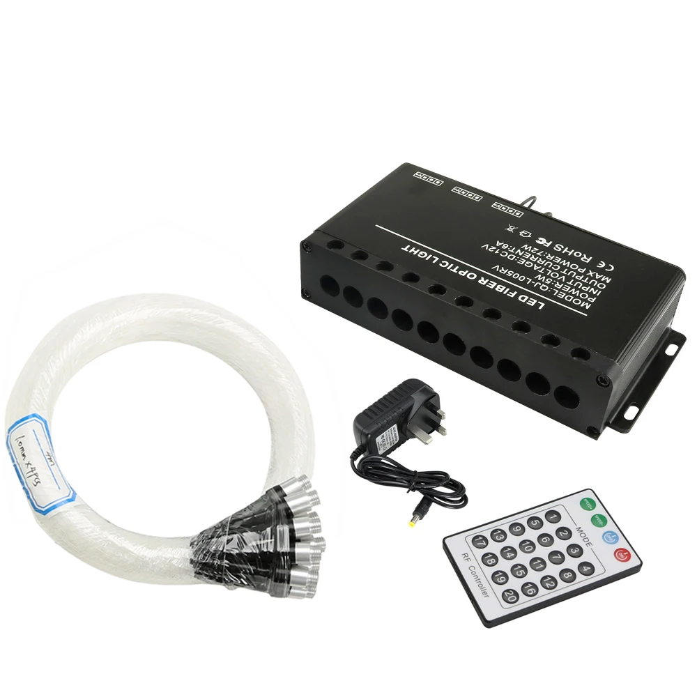 

Meteor Effect Light Driver 5W Shooting Stars Engine RF Remote Control PMMA Fiber Optic Cable LED Lighting for starry sky ceiling