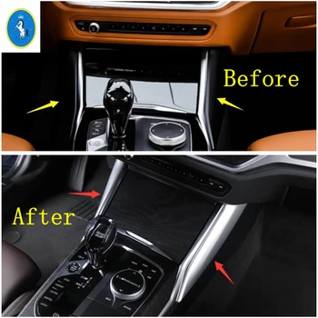 

Yimaautotrims Side Center Control Gear Shift Panel Cover Trim Fit For BMW 3 Series G20 2019 2020 Auto Accessory Carbon Fiber ABS