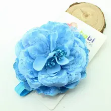 Европейские и американские Детские аксессуары для волос, большой размер, пион, детская лента для волос, AliExpress для волос Hd038