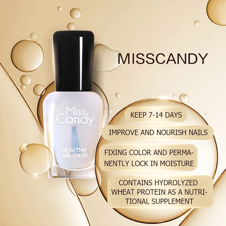 Miss Candy здоровье лаки для ногтей Уход масло полоскаемое Tearable масло для ягодиц осветляющее Масло Набор