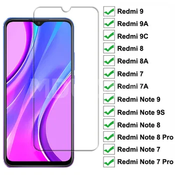 9H Tempered Glass For Xiaomi Redmi 9 9A 9C 8 8A 7 7A 10X Screen Protector Redmi Note 9S 7 8 8T 9 Pro Max Safety Protective Glass 1