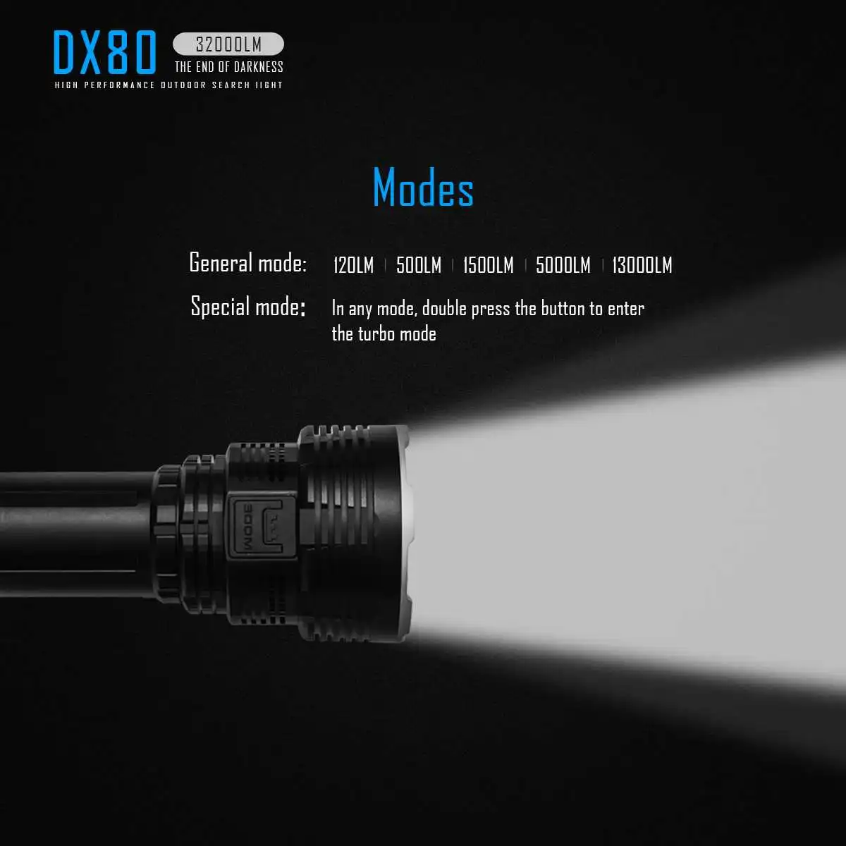 IMALENT DX80 8x XHP70.2 32000LM супер-яркий светодиодный фонарь для поиска, 806 м, фонарь для кемпинга, фонарь, охотничий прожектор