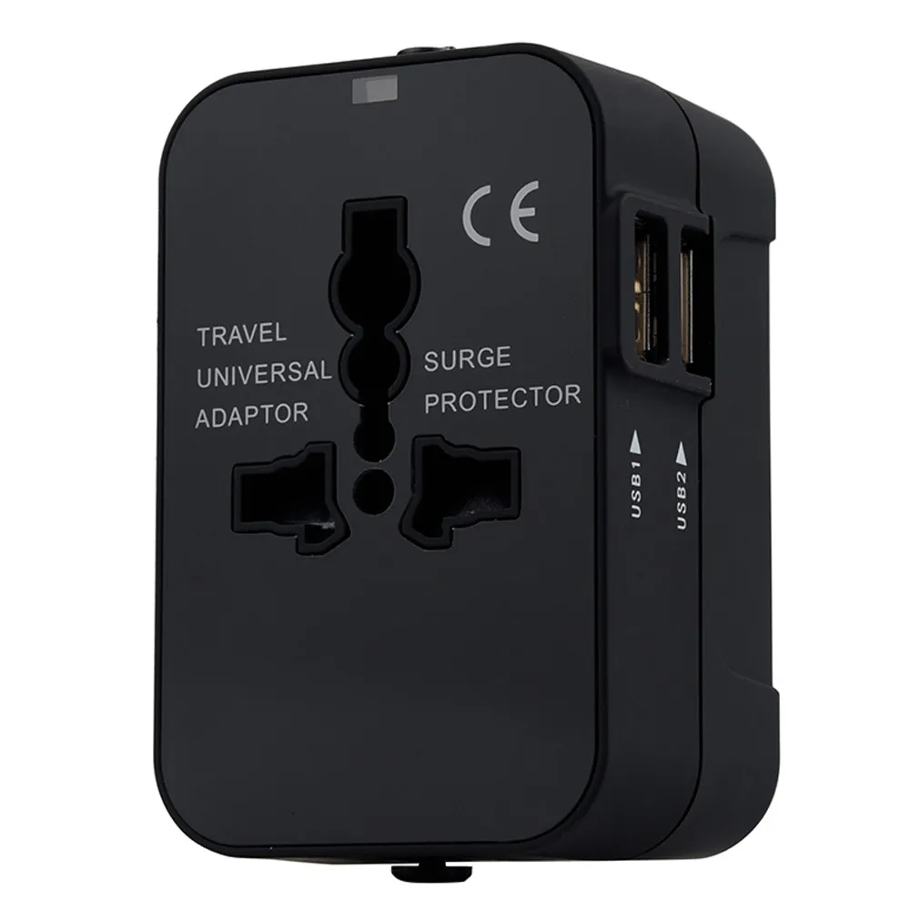 Универсальный дорожный преобразователь MOSUNX World с двойным usb-преобразователем, настенный штепсельный блок питания для Xiaomi 8 huawei, зарядное устройство для мобильного телефона