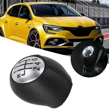 

Auto 6 Speed Manual Shift Knob Head Gear Stick Shifter Lever for Renault Megane 328650005R