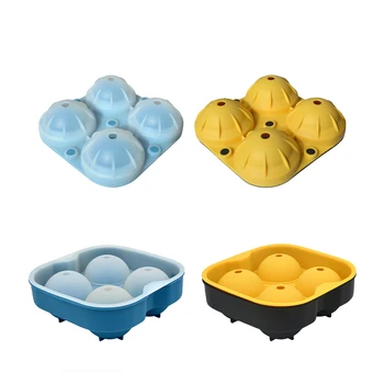 

New 2PCS Sphere Ice Ball Maker Silicone Ice Ball Tray Molds ice Cube Ball Maker Mold Mould Brick Round Bar Accessiories