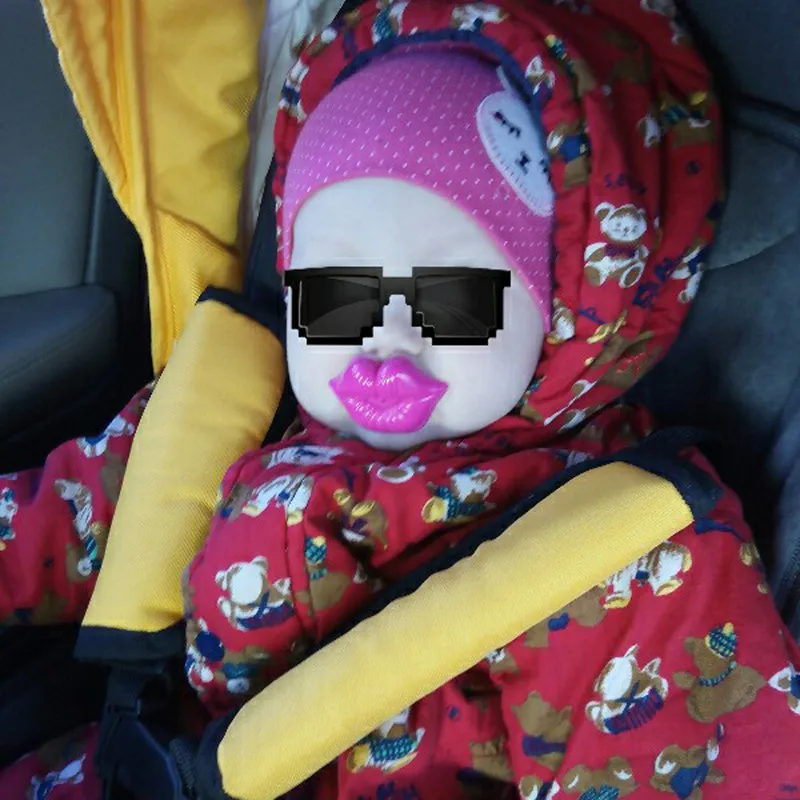 Pacifier Silicone Baby Pacifier Care Lip Beard Shape Teether Mouth Kiss Pacifiers Dummy Infant Nipple Soother