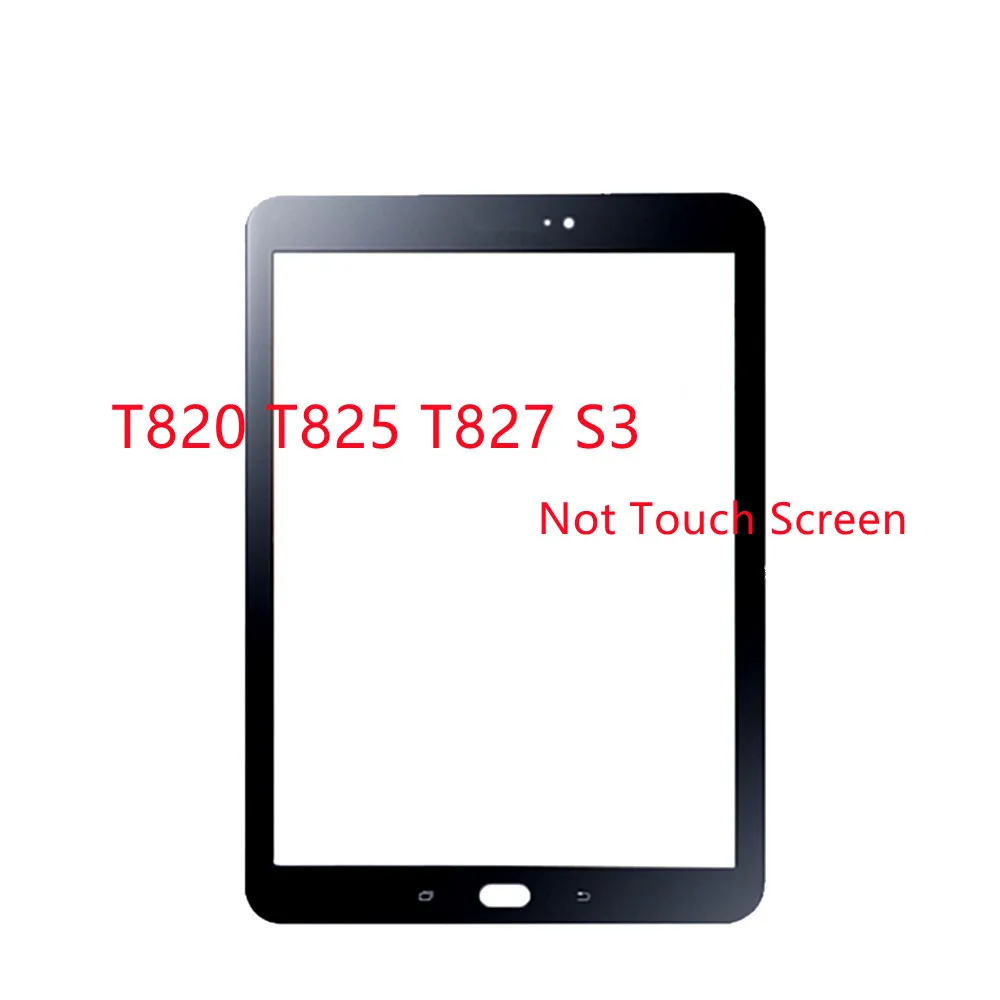 

Новый 9,7 "для Samsung Galaxy Tab S3 9,7 2017 T820 T825 T827 внешняя стеклянная панель объектива Замена (не сенсорный экран)