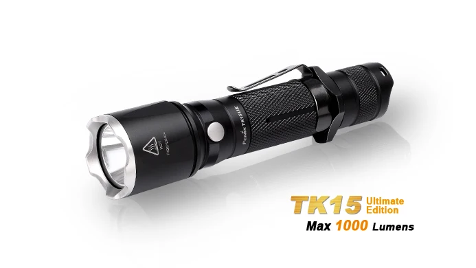 Fenix TK15UE 1000 люмен CREE, светодиодный тактический/охотничий фонарик с Fenix AB-L18-3500 батарея и ARE-D1 зарядное устройство