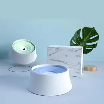 

Cat Buoyancy Drinking Bowl Cat Bowl Non-wet Mouth Single Bowl Press-type Drinking Water Special Chin Drinker Anti-humidity