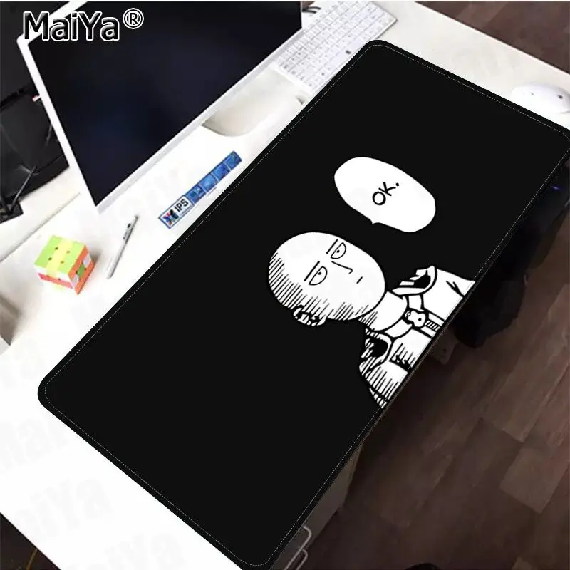 Maiya классный аниме One punch man индивидуальный игровой коврик для мыши для ноутбука большой коврик для мыши клавиатуры коврик