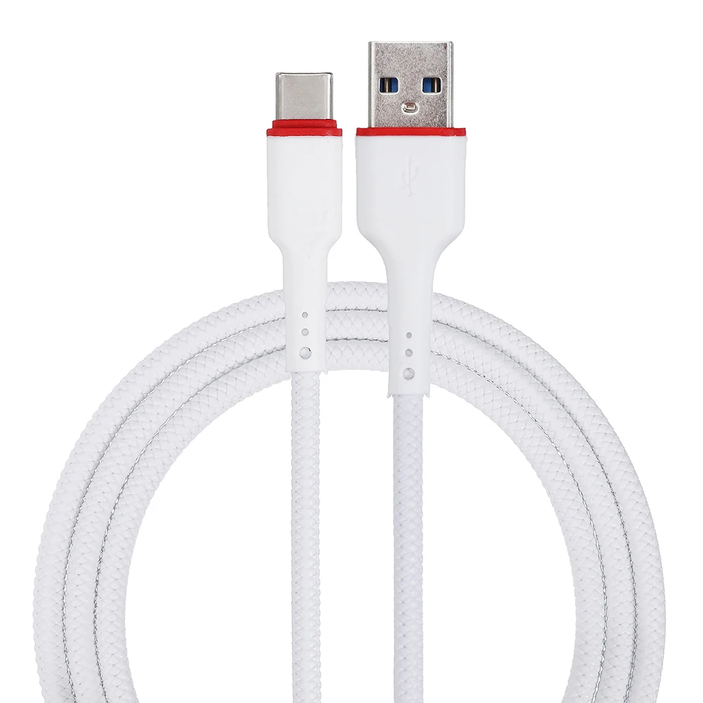 Bakeey usb type C кабель для мобильного телефона XIAOMI Mi9 Micro USB кабель для быстрой зарядки для HUAWEI P30 OPPO VIVO Tablet - Цвет: Type-C  -White