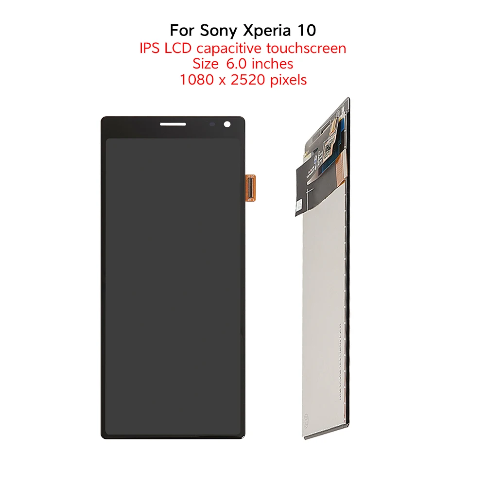 ЖК дисплей 6 0 дюйма для Sony Xperia 10 I3123 I3113 I4113 I4193 сенсорный экран с цифровым