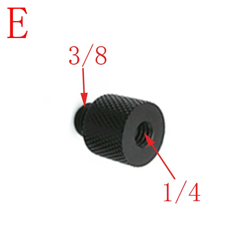 1/" до 3/8" от 5/" до 1/4" Папа к женскому SC-6 Горячий башмак Резьбовой Адаптер для крепления штатива винт для SLR камеры