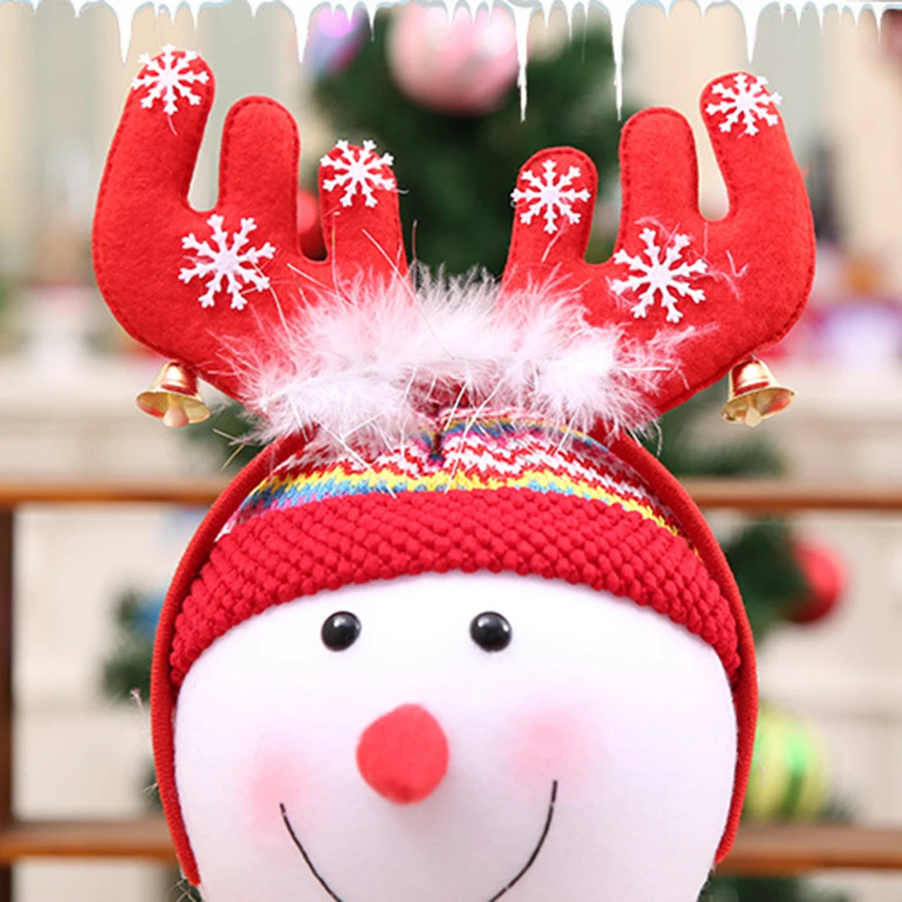 Hot Sale 1PC Christmas Decoration Headband Santa Xmas Hair Band Clasp Headwear Head Hoop Party Hairband Head Hoop Gift 1111