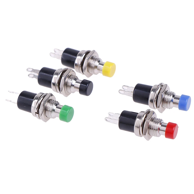 7MM 2P Spring Return Mini Push Button Momentary Switch Normally Open FY 