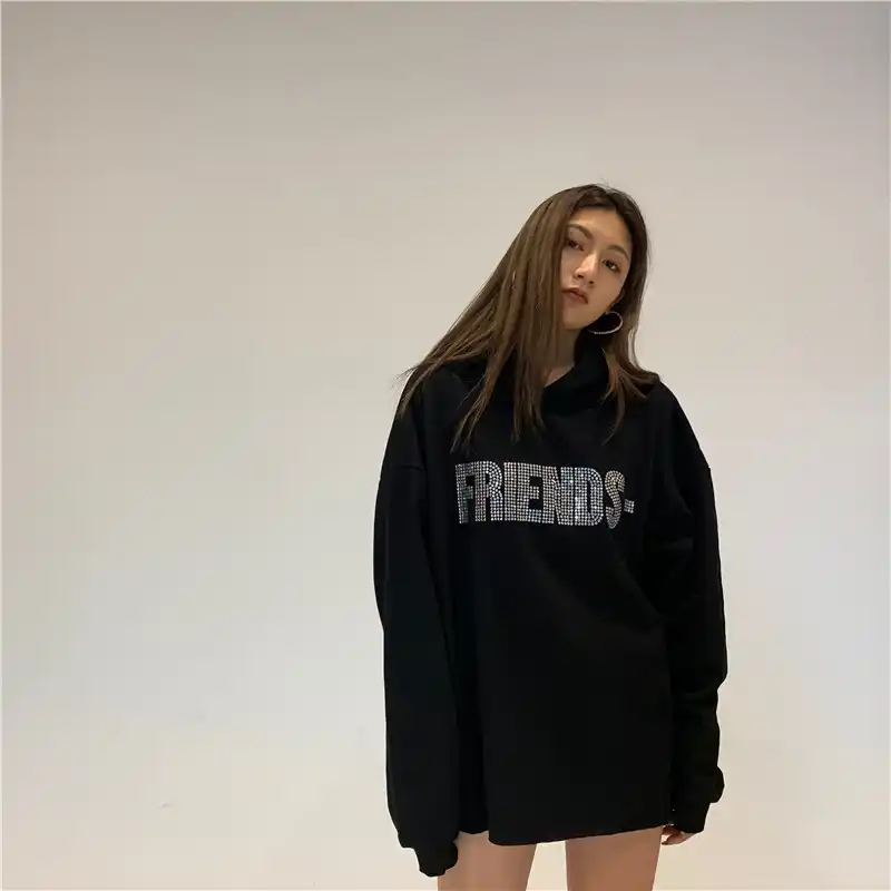 vlone rhinestone hoodie