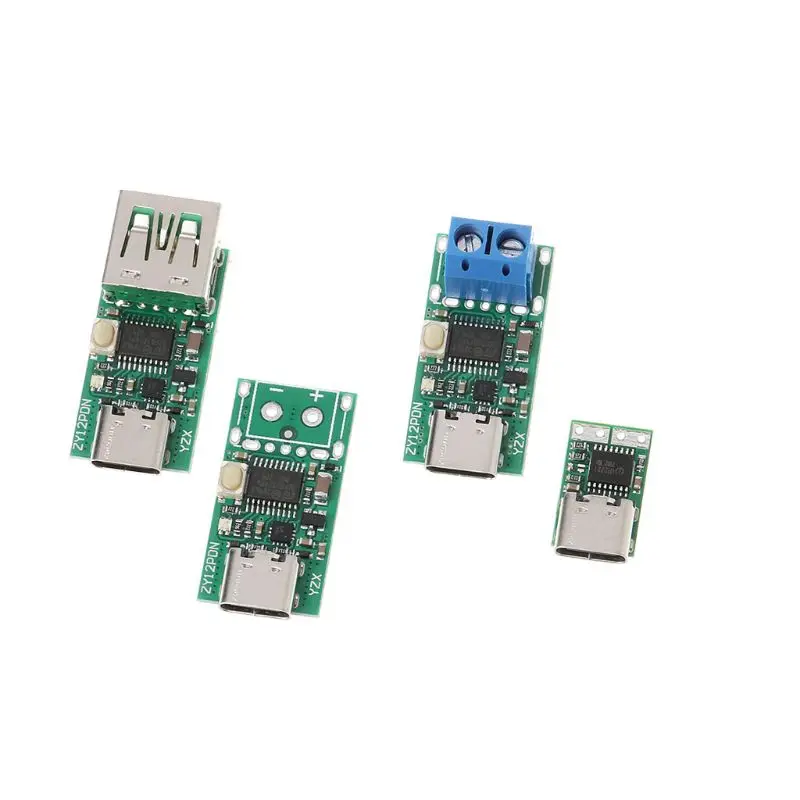 Детектор приманки с функцией быстрой зарядки USB Type-C 5 А 9 В/12 В/15 В/20 в