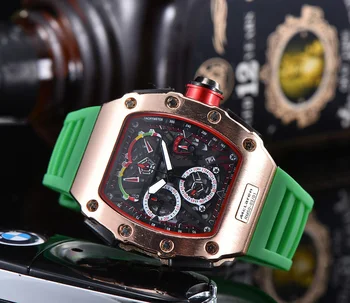 

New Top Luxury RM Waterproof Watch Gold Male Richard Watches Automatic Wristwatches Man Clock Gift Best Gifts for Men