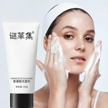 

Hot 100G Nicotinamide Amino Acid Face Cleanser Facial Scrub Cleansing Acne Oil Control Blackhead Remover Shrink Pores Skin Care