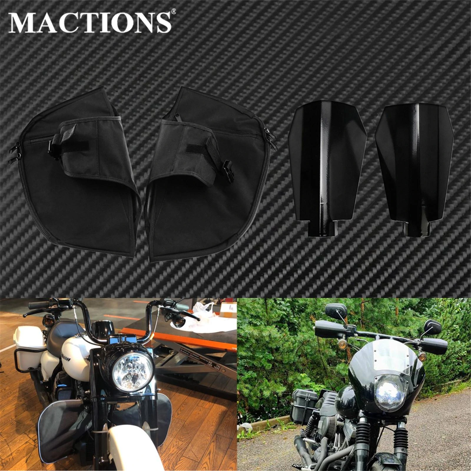 Harley Davidson Touring Soft Lower Fairing Covers/ Elephant Ears/Leg Warmers