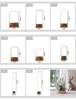 5pcs Home Decor Vases Glass Flower Display Cloche Bell Jar Glass Bottle With Cork Base Dust Cover Display Immortal Flower Box 1