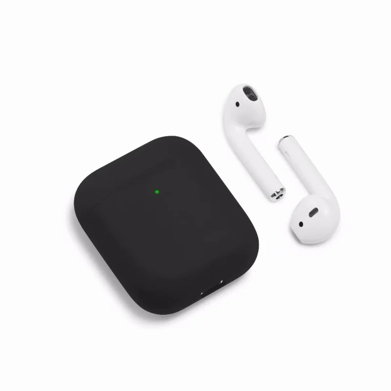 Тонкий силиконовый наушник чехол для Apple Airpods 2 чехол для AirPods Беспроводная зарядная коробка ультра тонкий для AirPods 2 защитный чехол