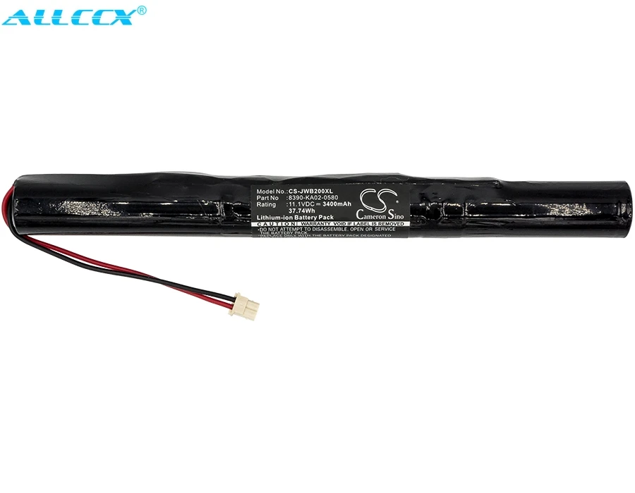 Аккумулятор Cameron Sino 2600 мАч/3400 мАч 8390 KA02 0580 J200/ICR18650F1L для Jawbone Big Jambox технические