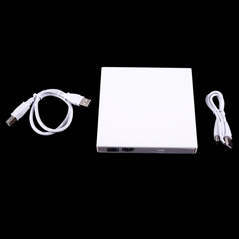 USB 2,0 внешний DVD Combo CD-RW привод CD+/-RW DVD rom для портативных ПК(белый