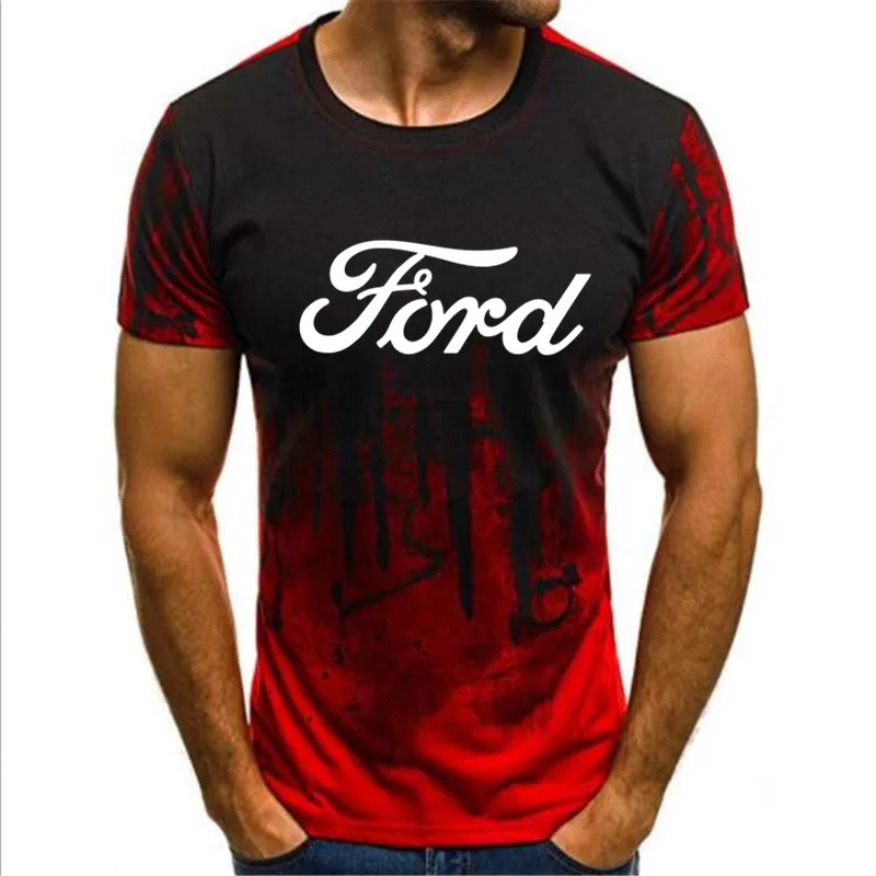 Летняя Стильная мужская футболка Ford Mustang, футболка Ford Mustang и футболка с принтом, Мужская футболка, высокое качество, S-4XL