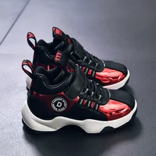 Новая Осенняя детская обувь, повседневная детская обувь, кроссовки, тонкие дышащие кроссовки для мальчиков и девочек, баскетбольная спортивная обувь для мальчиков