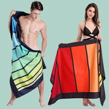 Поколение жира полиэстер и нейлон печатных пляжные банные полотенца 90X170 см Большой размер фитнес yu jia jin пляжная шаль