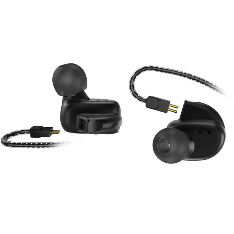 BQEYZ KC2 2BA+ 2DD Quad драйверы гибридные наушники в ухо HIFI бас DJ Monito бег спортивные наушники ушные наушники гарнитура вкладыши с микрофоном
