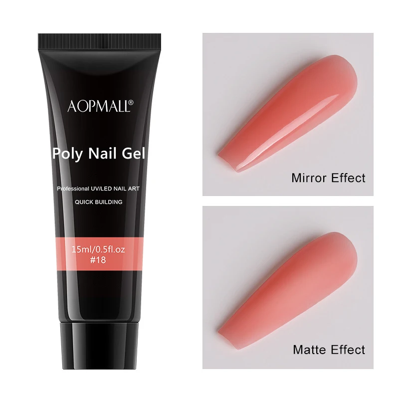 AOPMALL® Poly Nail Gel Set Extension Glue Kit For Manicure Set Nail UV/LED Acrylic Nail Polish Kit Nail Art Tool AOPMALL® Poly Nail Gel Set Extension Glue Kit For Manicure Set Nail UV/LED Acrylic Nail Polish Kit Nail Art Tool