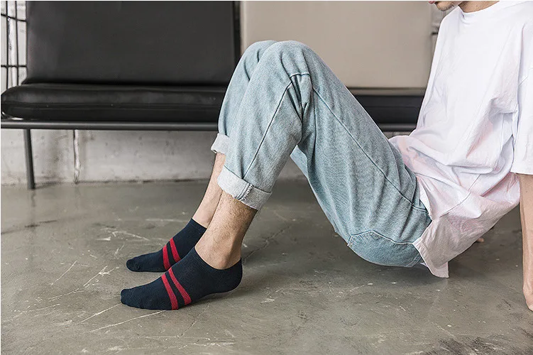 [10 Pairs] Summer Men Classic No-show Socks Short Men's Socks Hidden Socks Casual Stall Men's Socks