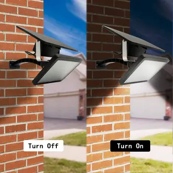 

Ganeed Waterproof 48 LED Solar Flood Light Outdoor 9.8FT Cable Detachable Panel IP65 Security Lights for Front Door Patio Yard